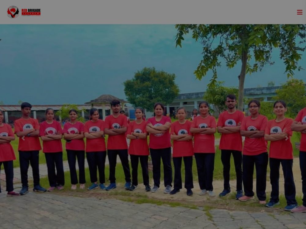 Red Brigade Lucknow website project by Uttam Kumar Bhartiya